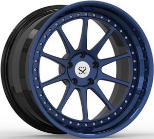 ล้อฟอร์จศูนย์ 3 ชิ้นสีน้ำเงิน