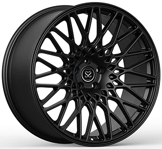 21x9.5 และ 21x10.5 ซาตินสีดำ Multi Spoke Tuning สไตล์กำหนดเอง 1-PC Forged Rims