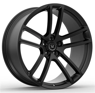 Mercedes-benz C-class Hybrid W206 20x8.5 และ 20x9.5 ขอบล้อ PC สีดำซาติน 1-