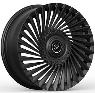 Satin Black Twist Tuning Style Multi-Spoke 19" ขอบล้อ 1-PC แบบกำหนดเองสำหรับรถยนต์ Benz