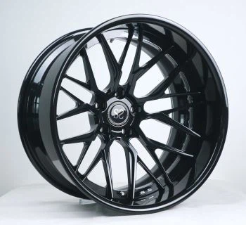 BMW M3 19x9 19x10.5 Gloss Black Two Piece Forged Alloy ขอบล้อรถ