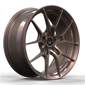 20 นิ้วบรอนซ์ 1 ชิ้นขอบปลอมแปลงสำหรับโฟล์คสวาเกนกอล์ฟ Mk7 รถยนต์อลูมิเนียมอัลลอยด์ Custom Monoblock Wheels