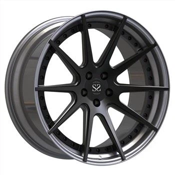 ทุกขนาดที่กําหนดเอง RS6 ซูเปอร์เว้าซาตินสีเทา 2 ชิ้นล้อ
