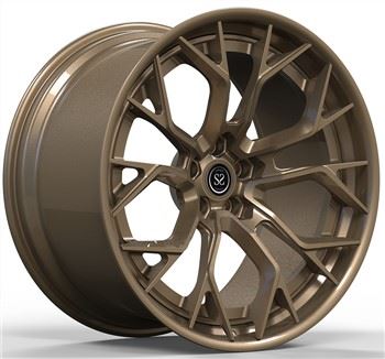 ขอบล้อ 2 PC ขนาด 20 นิ้วสีบรอนซ์ทำจากอลูมิเนียมอัลลอยด์ 6061-T 6 สำหรับ Ferrari 812 Superfast