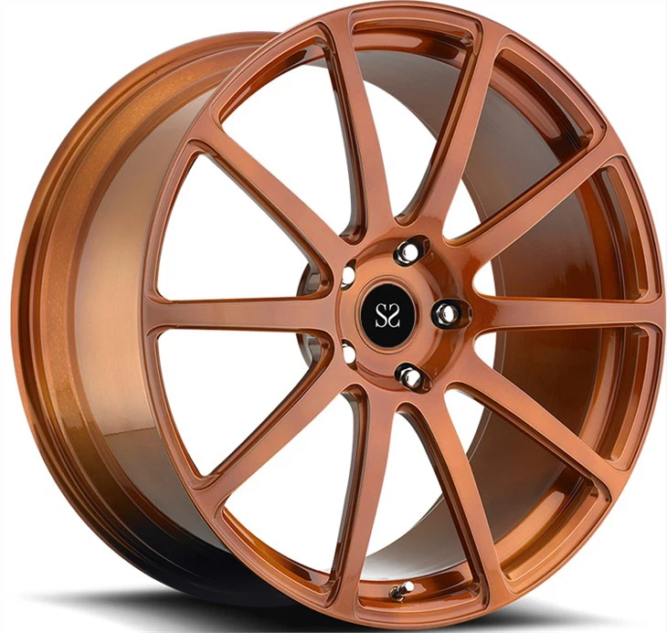 22X9.5 และ 22X10.5 1-PC Alloy Rims Custom Bronze For Land Rover 5x120 Bolt Parttern