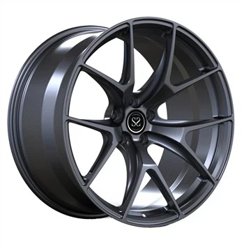 19 นิ้ว 1 ชิ้นล้อดิสก์สีเทาเข้มสำหรับ Audi S5 Monoblock Forged Rotational Concave Rims