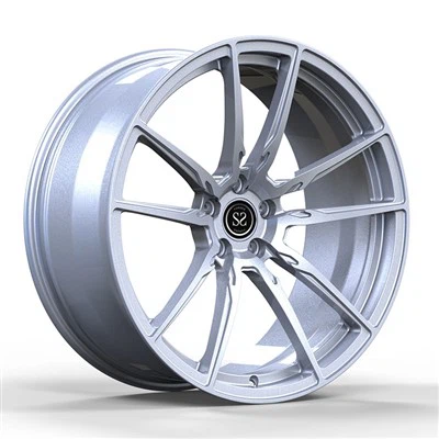 ขอบล้อ Monoblock ฟอร์จสีเงินแบบกำหนดเอง 5x112 20x8 และ 20x9 สำหรับ Mercedes-Benz E Class AMG 2021