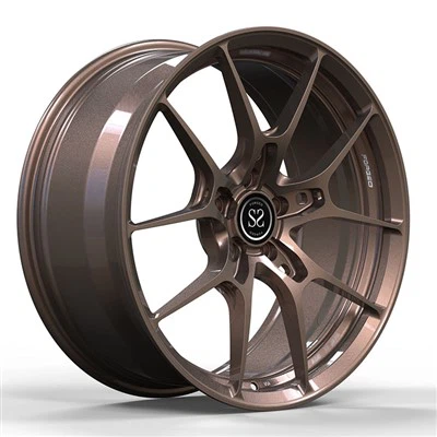 8.5Jx19 และ 10Jx20 ขอบล้ออลูมิเนียมอัลลอยด์แบบกำหนดเองสีบรอนซ์เงาสำหรับ Z8 BMW